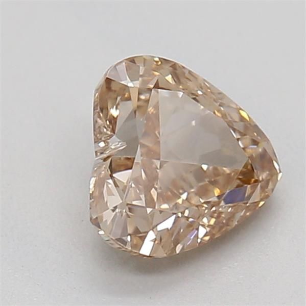 0.51 CT Fancy Light Brown HEART