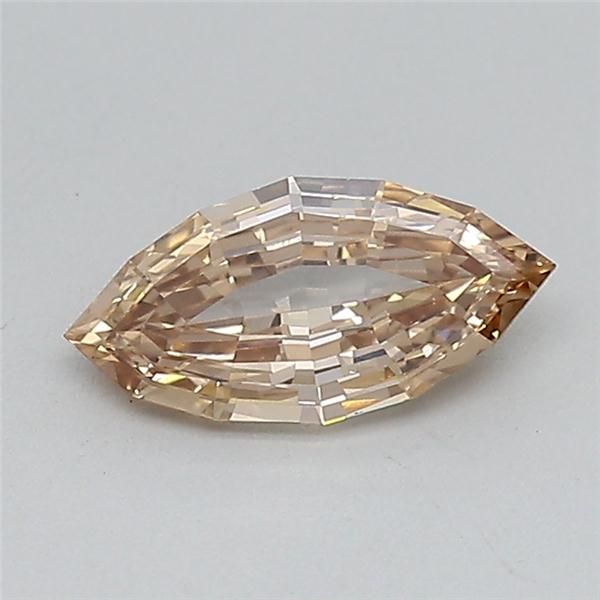 0.47 CT Fancy Light Yellowish Brown MARQUISE