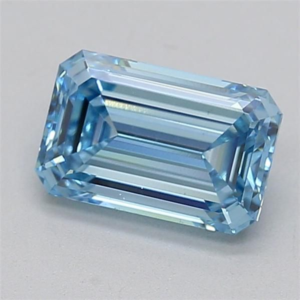 1.23 CT Fancy Intense Blue EMERALD