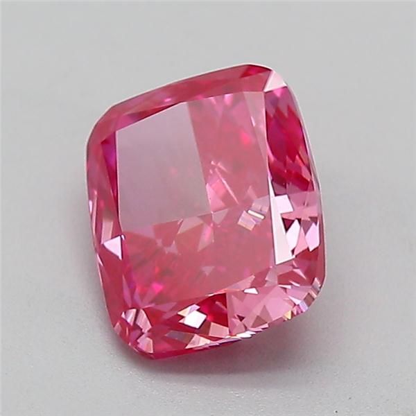 1.5 CT Fancy Vivid Pink CUSHION BRILLIANT