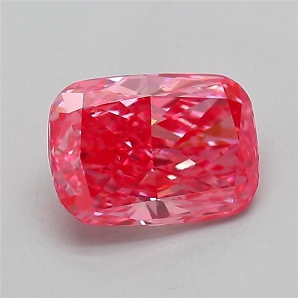 1.27 CT Fancy Vivid Pink CUSHION BRILLIANT