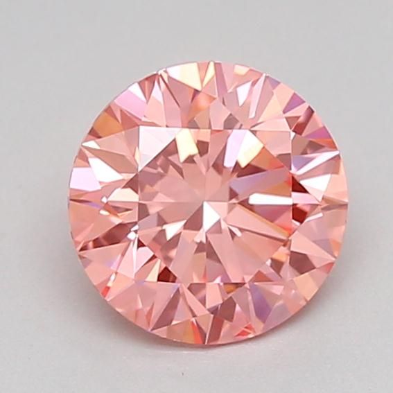 0.78 CT Fancy Vivid Pink ROUND