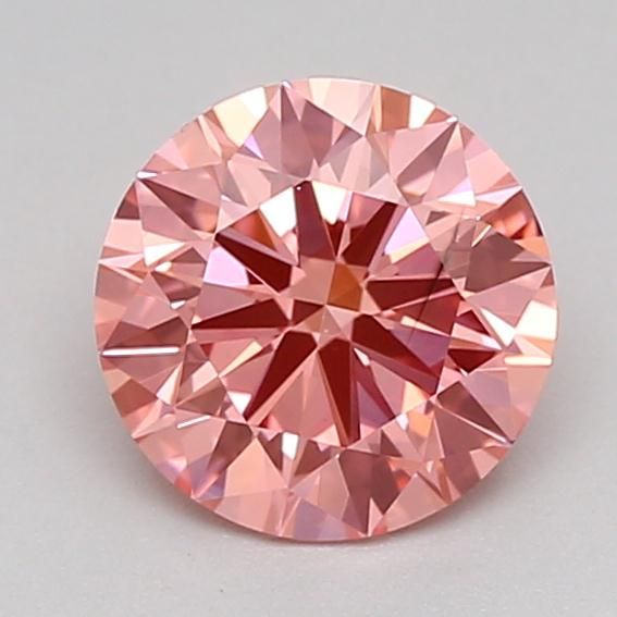 0.87 CT Fancy Vivid Pink ROUND