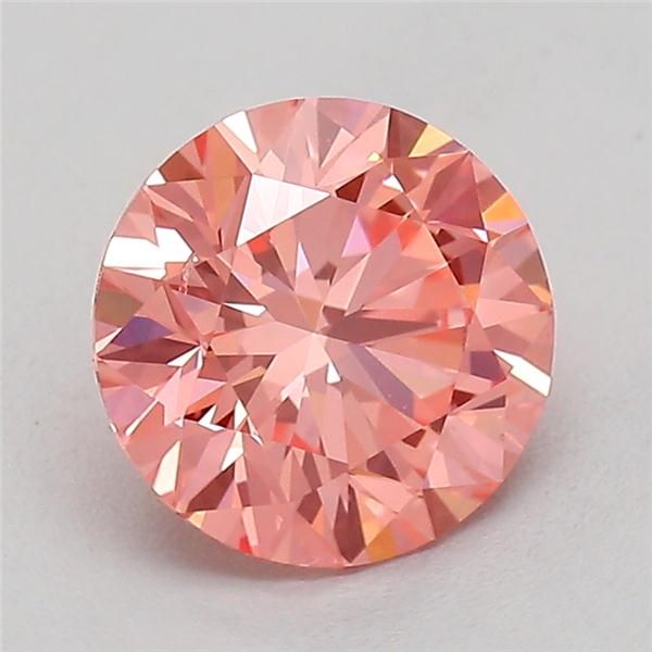 0.88 CT Fancy Vivid Pink ROUND