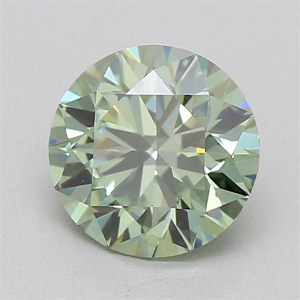 0.74 CT Fancy Intense Green ROUND