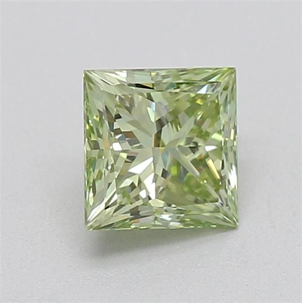 0.59 CT Fancy Vivid Green PRINCESS