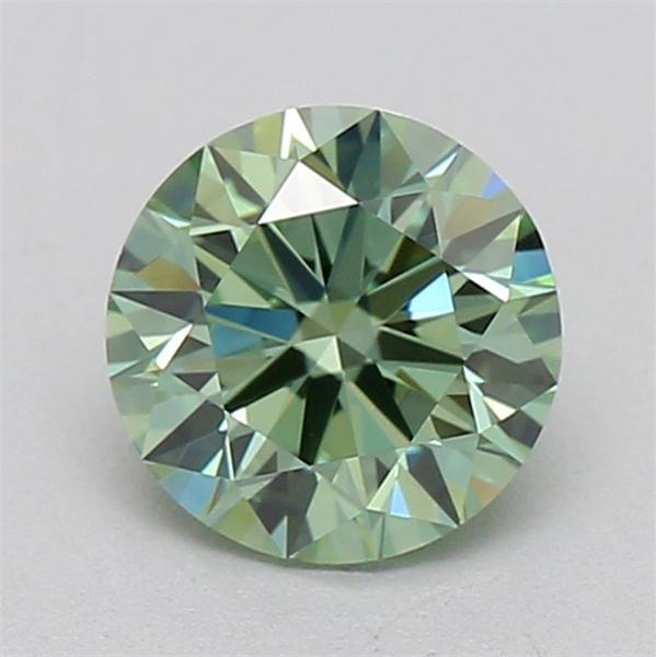 0.71 CT Fancy Vivid Green ROUND