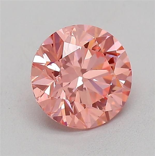 0.61 CT Fancy Vivid Pink ROUND