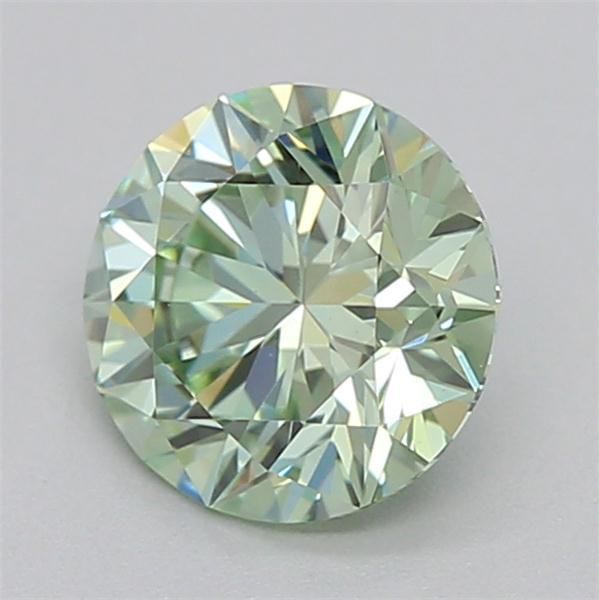 0.57 CT Fancy Intense Green ROUND