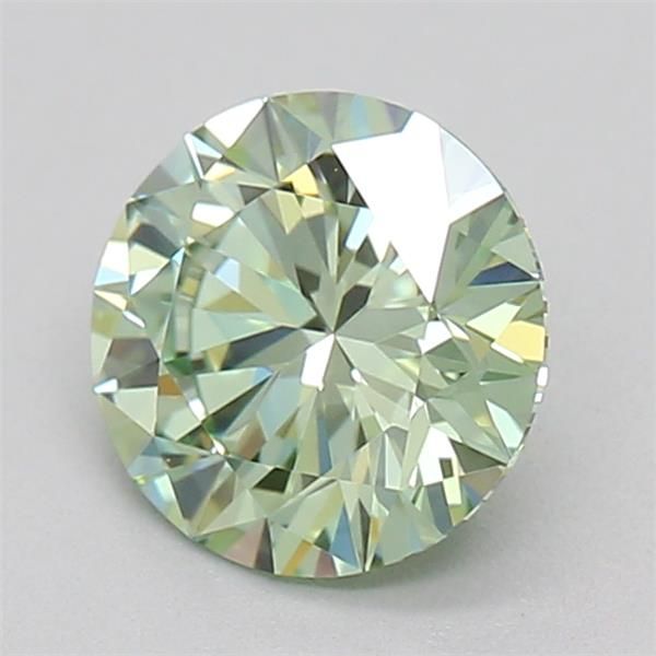 0.57 CT Fancy Intense Green ROUND