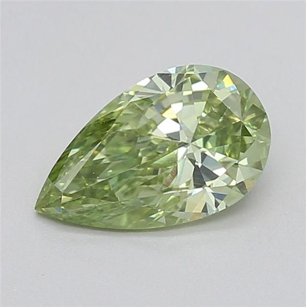 0.7 CT Fancy Vivid Green PEAR