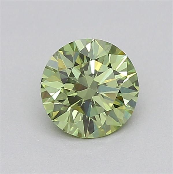 0.27 CT Fancy Vivid Green ROUND