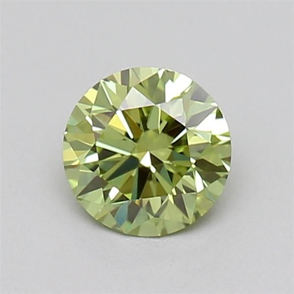 0.27 CT Fancy Vivid Green ROUND