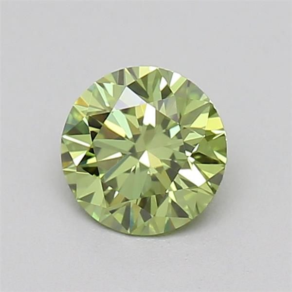 0.27 CT Fancy Vivid Green ROUND