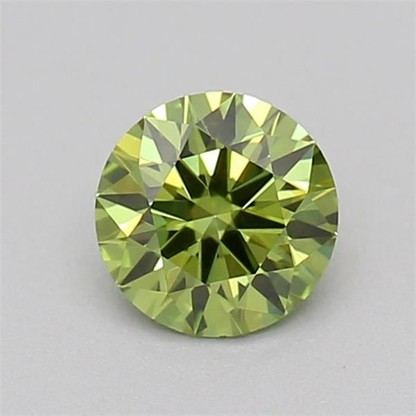 0.27 CT Fancy Vivid Green ROUND