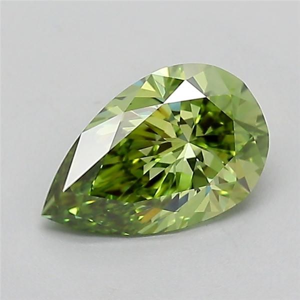 1.1 CT Fancy Vivid Green PEAR