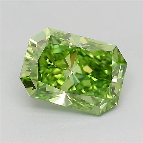 1.0 CT Fancy Vivid Green RADIANT
