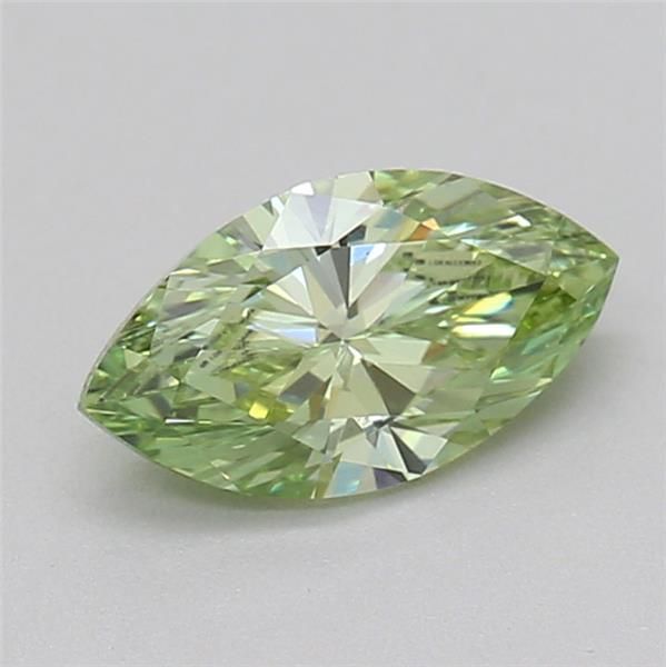 0.52 CT Fancy Vivid Green MARQUISE