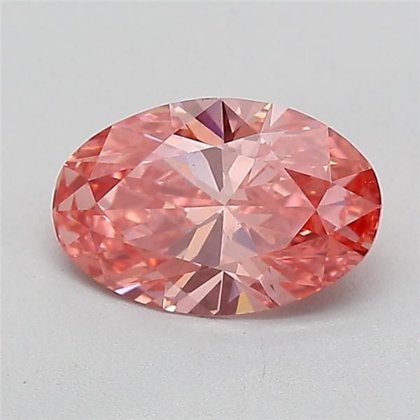 1.08 CT Fancy Vivid Pink OVAL