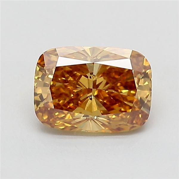 1.06 CT Fancy Yellowish Brown CUSHION BRILLIANT