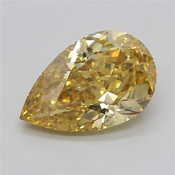 2.02 CT Fancy Vivid Yellow PEAR