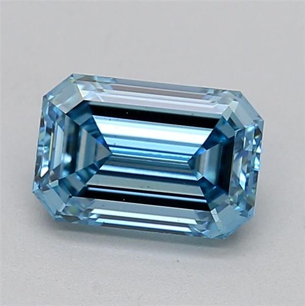 1.08 CT Fancy Vivid Blue EMERALD