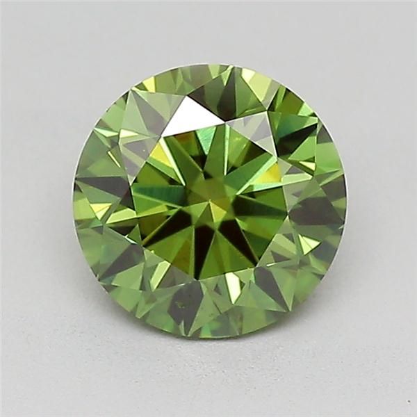 0.99 CT Fancy Vivid Green ROUND