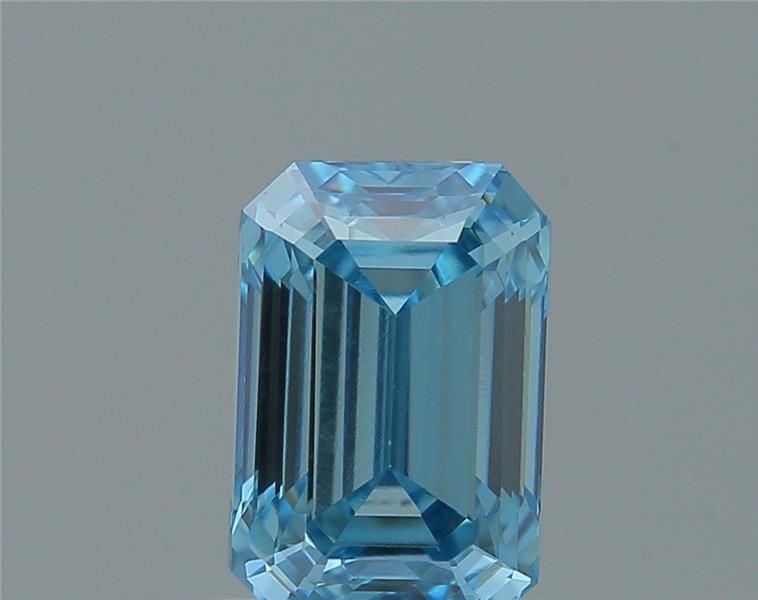 0.59 CT Fancy Intense Blue EMERALD