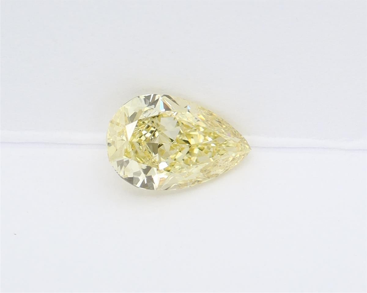 1.07 CT Fancy Intense Yellow PEAR