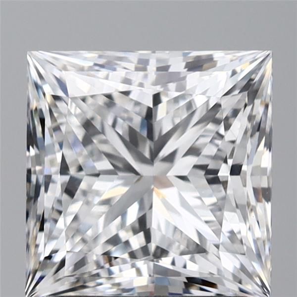 2.10 ct. princess Lab Grown Diamond front image