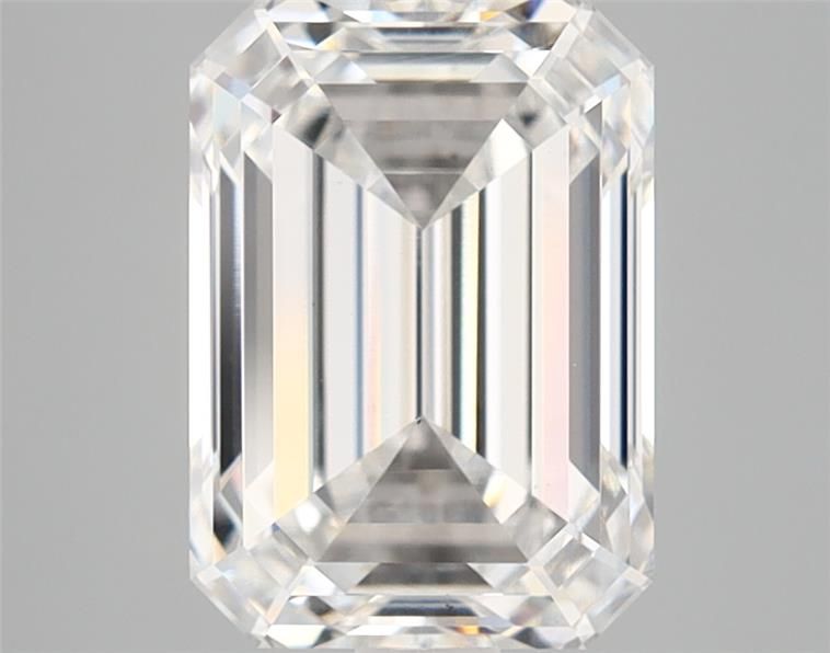 Diamant Émeraude 3.10 ct - Couleur F - Pureté VS1