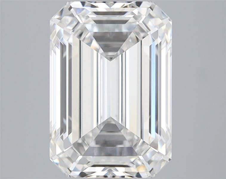 Diamant Émeraude 3.06 ct - Couleur F - Pureté VS1