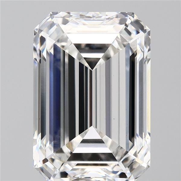 Diamant Émeraude 3.09 ct - Couleur F - Pureté VS1