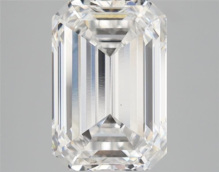 Diamant Émeraude 3.08 ct - Couleur F - Pureté VS1