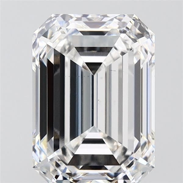 Diamant Émeraude 3.02 ct - Couleur F - Pureté VS1