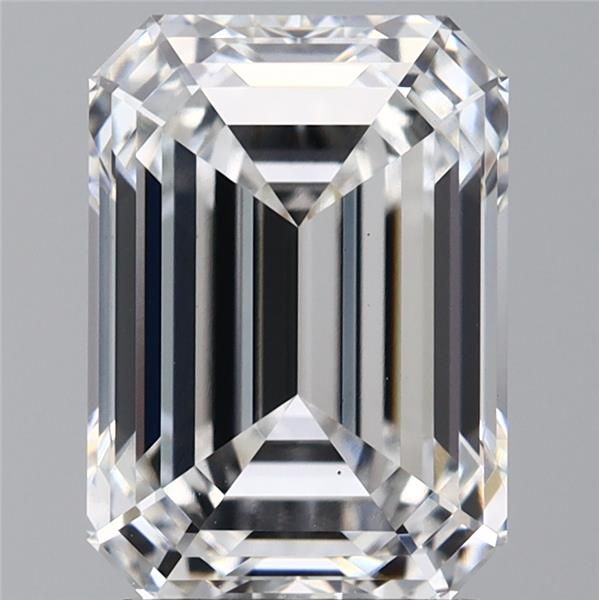 Diamant Émeraude 2.87 ct - Couleur F - Pureté VS1