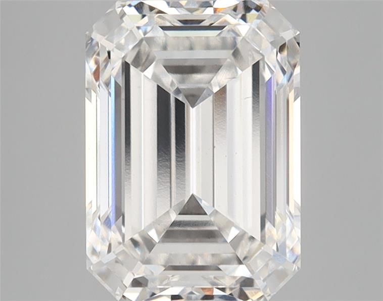 Diamant Émeraude 3.10 ct - Couleur F - Pureté VS1