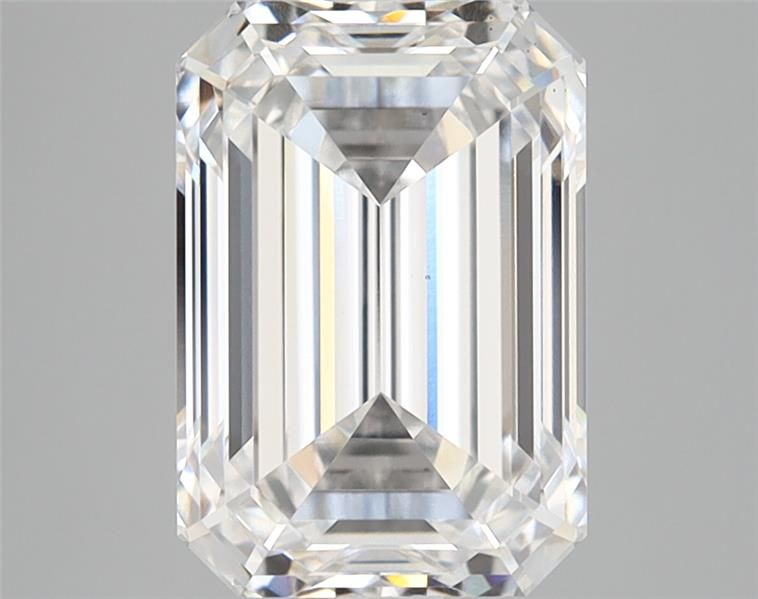 Diamant Émeraude 3.10 ct - Couleur E - Pureté VS2