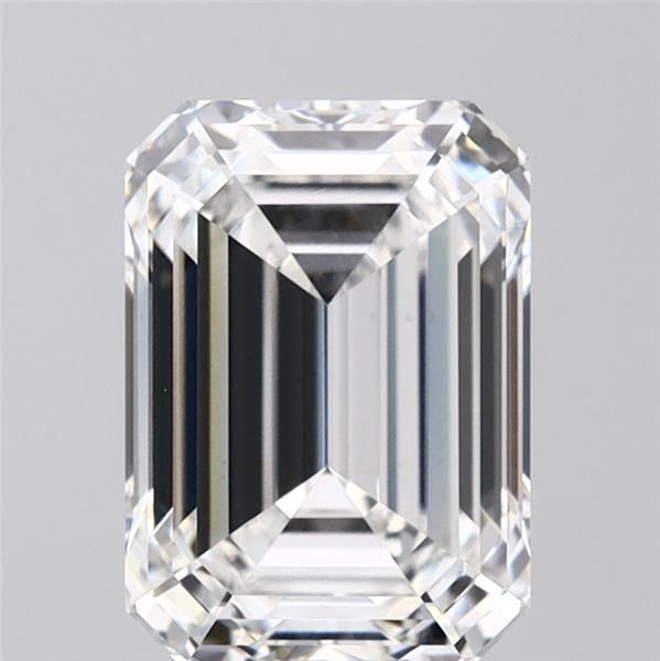 Diamant Émeraude 3.10 ct - Couleur F - Pureté VS1