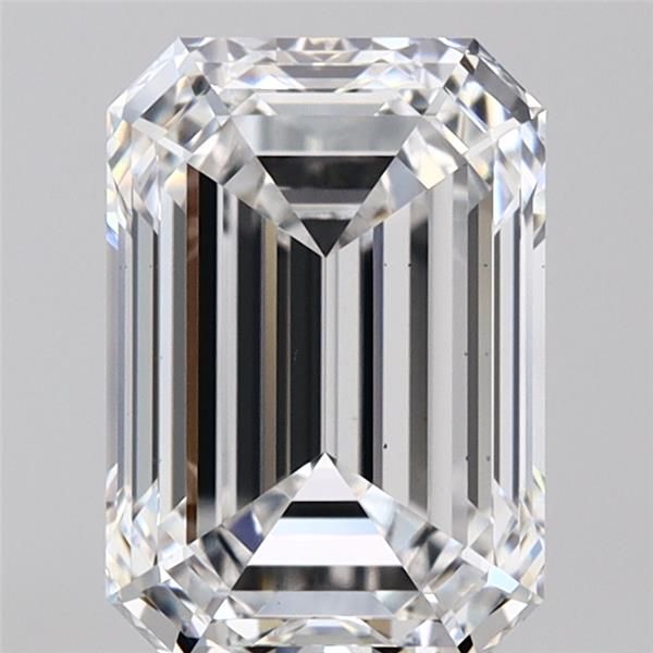 Diamant Émeraude 3.10 ct - Couleur E - Pureté VS2
