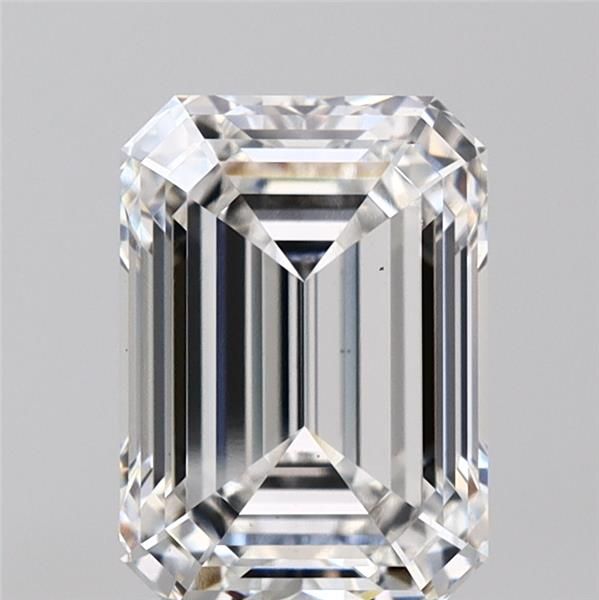 Diamant Émeraude 3.02 ct - Couleur F - Pureté VS2