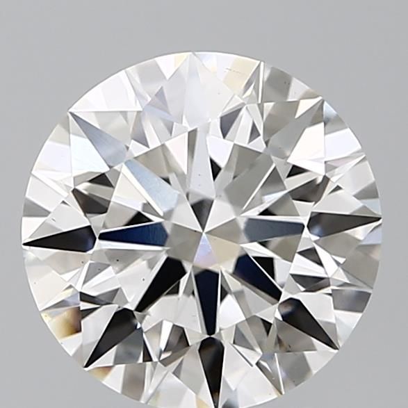 Diamant Rond 2.86 ct - Couleur F - Pureté VS2