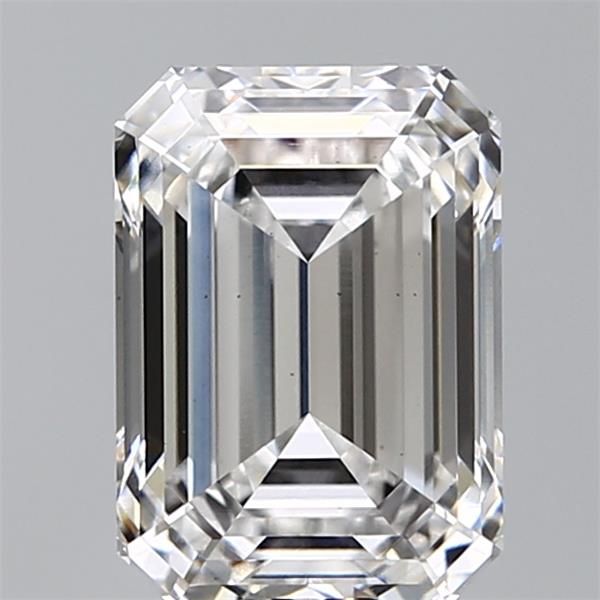 Diamant Émeraude 3.05 ct - Couleur E - Pureté VS2