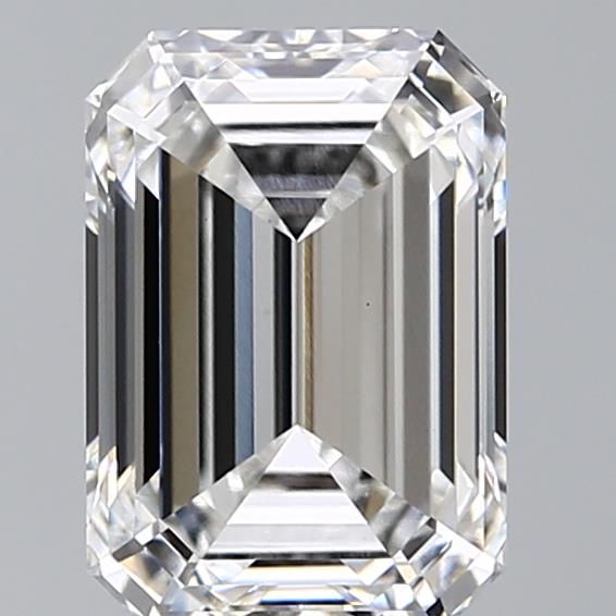 Diamant Émeraude 3.03 ct - Couleur F - Pureté VS1