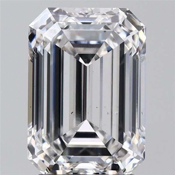 Diamant Émeraude 3.07 ct - Couleur E - Pureté VS2