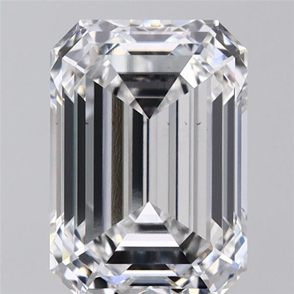 Diamant Émeraude 3.08 ct - Couleur E - Pureté VS2