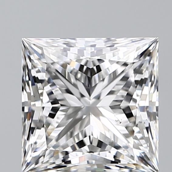 1.56 ct lab-grown Princess Diamond