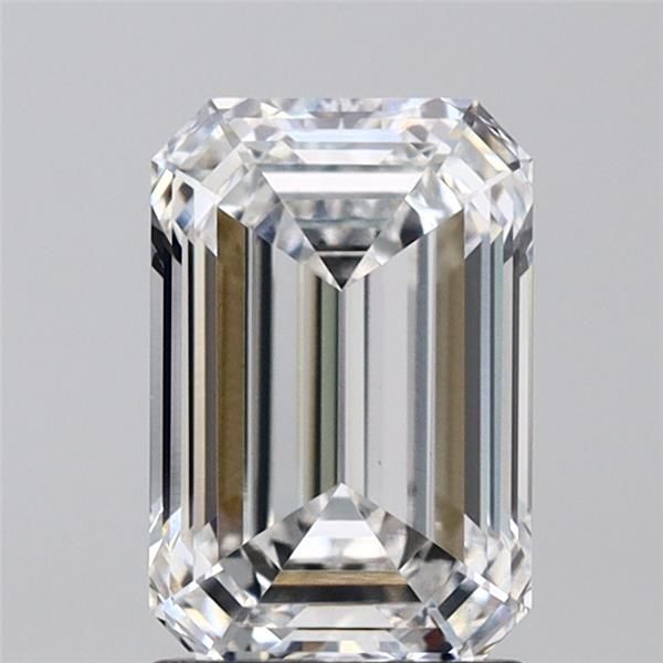 Diamant Émeraude 2.02 ct - Couleur E - Pureté VVS2