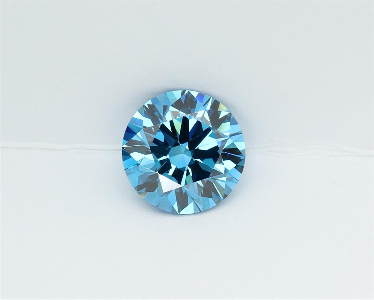 1.21 CT Fancy Vivid Blue ROUND