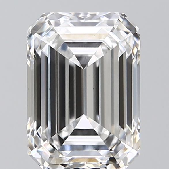 Diamant Émeraude 1.58 ct - Couleur D - Pureté VS1